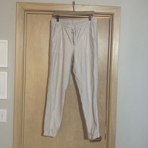 Athleta Farallon jogger light grey tall